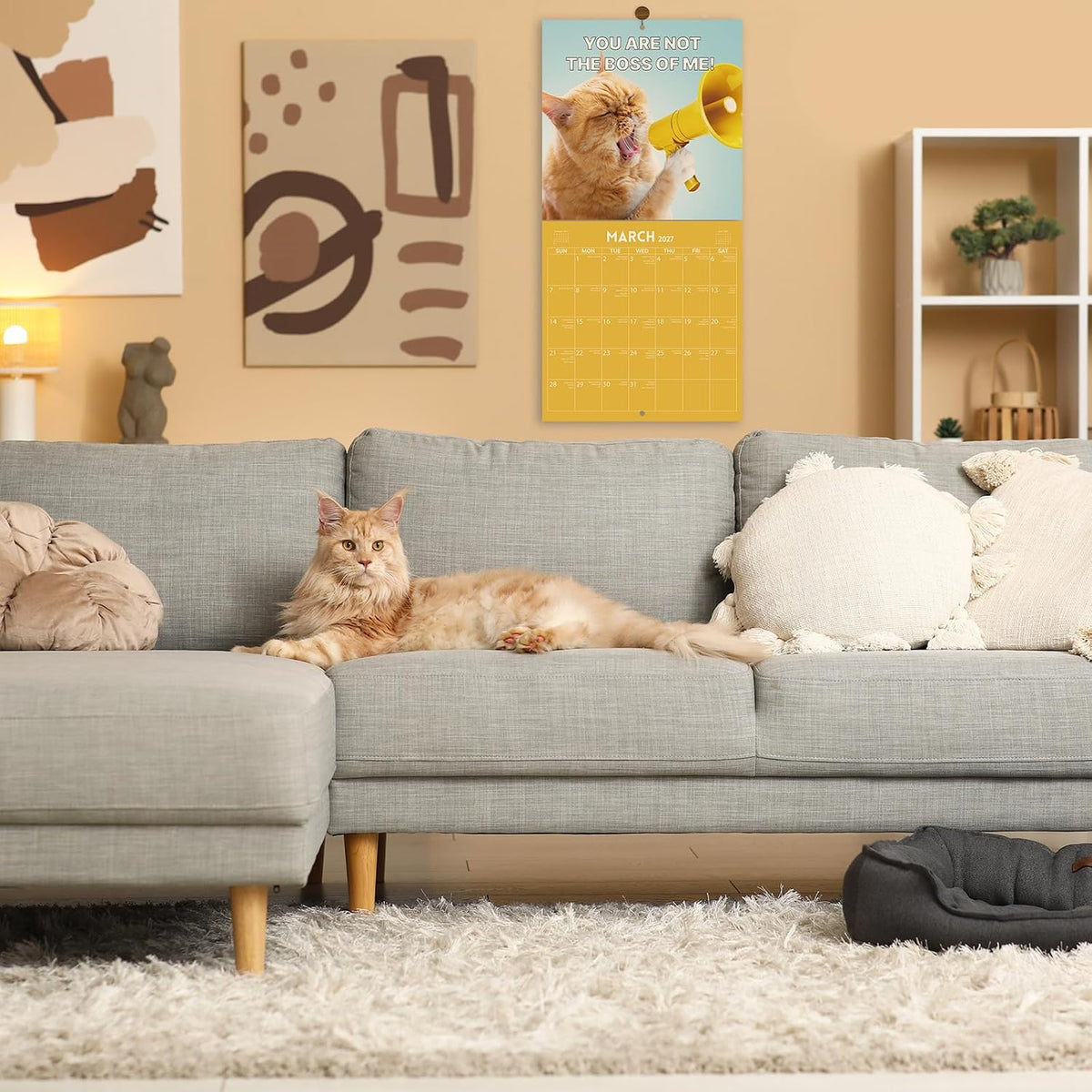 2027 Funny Cats Wall Calendar