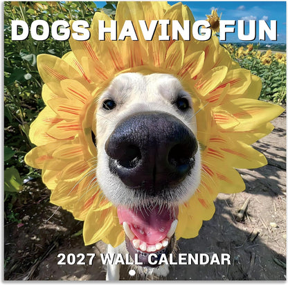 2027 Funny Dogs Wall Calendar