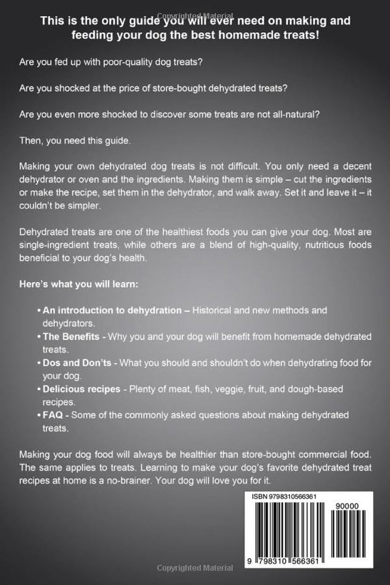 Dehydrated Dog Treats Cookbook - 101 Recipes